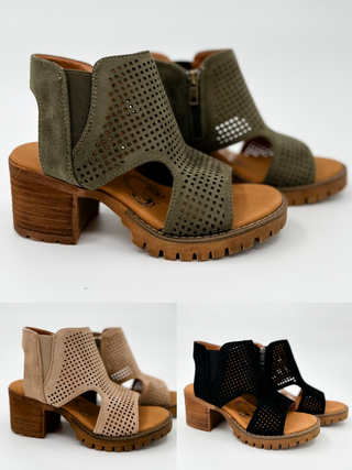 Very G Barely There Faux Suede Booties - 3 colors!