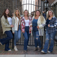 Women's outerwear at Avery Mae Boutique