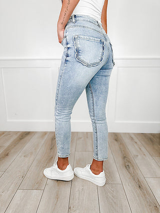 Ampersand Avenue Briar High-Rise Skinny Jeans (Non-Distressed) (view 3) | Avery Mae Boutique