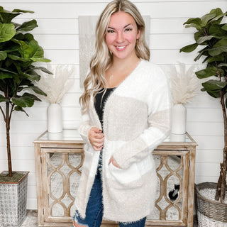 Main Character Energy Knit Ivory Cardigan