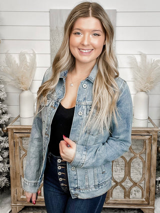 Ampersand Avenue Sweet Reality Cotton Denim Jacket