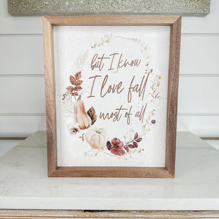 Seasonal Feels Wood Sign - 5 options!