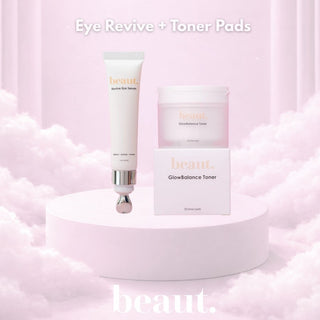 PRE-ORDER BEAUT toner pads + eye revive