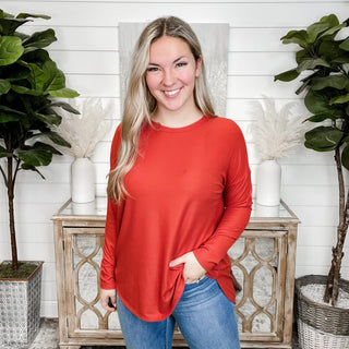 Adding Positivity Ribbed Long Sleeve Top - 9 colors!