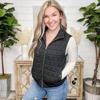 Set Another Goal Quilted Avery Mae Vest - 4 colors!