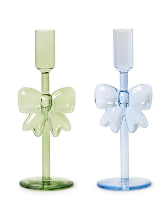 Ribbons & Radiance Glass Candleholder Set - Multiple Options