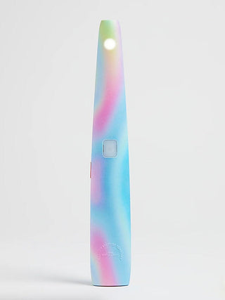 Watercolor rechargeable lighter with square LED button on side