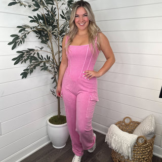 Taking Pictures in the Mirror Cotton Avery Mae Jumpsuit - 2 colors!