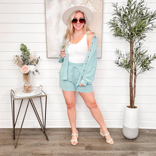 White Birch Now You Know Shorts Set - 2 colors!