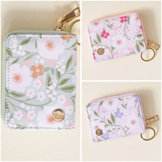 Blooming Faux Leather Wallet - 3 colors!