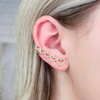 B.B. Lila Stop the Universe Climber Earrings - 2 colors!