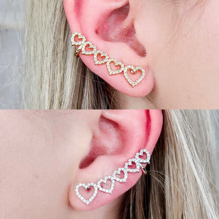 B.B. Lila Stop the Universe Climber Earrings - 2 colors!