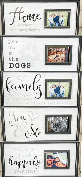 Family Wood Frame - 6 options!