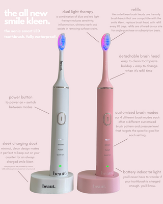 PRE-ORDER BEAUT smile kleen toothbrush