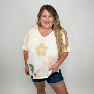 Keeping it So Funky Knit Short Sleeve Avery Mae Top - 2 colors!