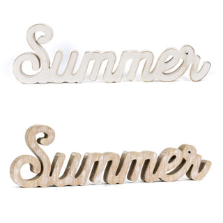 Rustic Summer Wood Cutout - 2 colors!