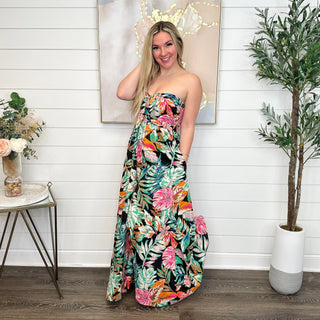 Similar Sunshine Strapless Floral Avery Mae Jumpsuit