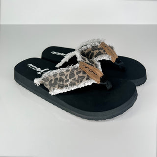 Very G Sure of it Canvas Leopard Sandals