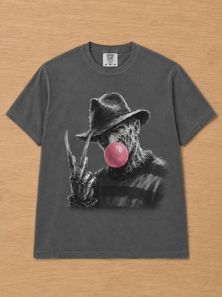 Bubble Chill & Trouble Cotton Short Sleeve Grey Avery Mae Graphic Tee Shirt - Multiple Options (Comfort Colors)