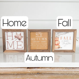 All the Seasons Wood Hanging Sign - 13 options!