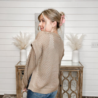 Wishlist Changed like Midnight Cotton Blend Long Sleeve Sweater Top - 2 colors!