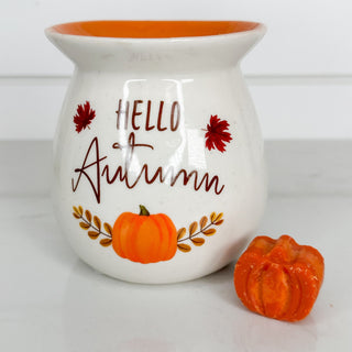 Hello Autumn Tea Light Candle Wax Warmer