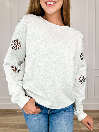 Just Say the Word Cotton Blend Long Sleeve Avery Mae Top - Multiple Colors | Avery Mae Boutique