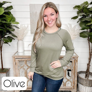 Across From You Long Sleeve Top - 13 colors!