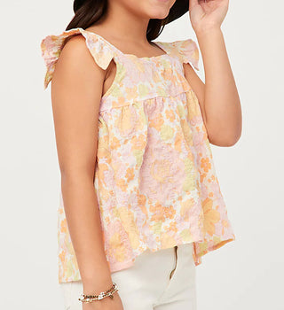 Kids Adventure Awaits Lightweight Cream Avery Mae Tank Top | Avery Mae Boutique