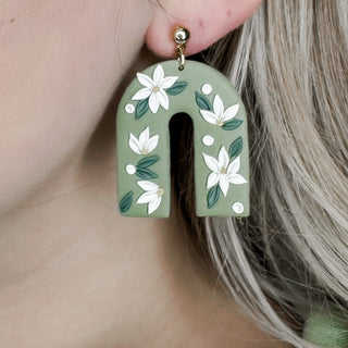 Garden Party Clay Drop Earrings