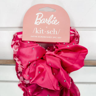 Barbie Pink Scrunchies - 2 piece set!