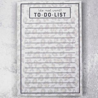 To-do list notepad with bordered header and lined checklist for writing tasks