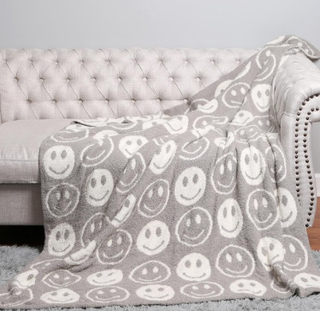 All Smiles Super Soft Blanket - 2 colors!