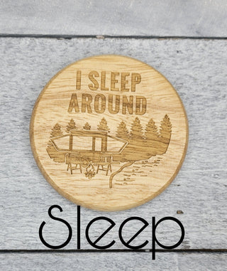 Camp Around Wooden Magnetic Bottle Opener - 9 options!