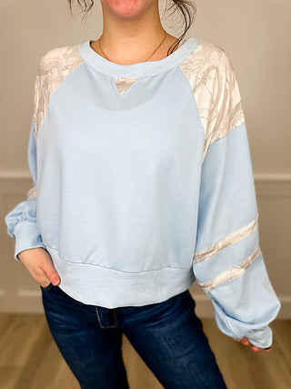 Oddi Oh Hey There Lightweight Long Sleeve Mom Cropped Top - 2 colors! (view 3) | Avery Mae Boutique