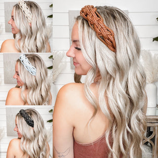 Style Weaved In Headband - 4 colors!