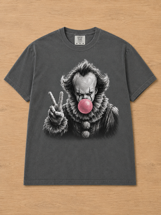 Bubble Chill & Trouble Cotton Short Sleeve Grey Avery Mae Graphic Tee Shirt - Multiple Options (Comfort Colors)