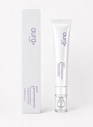 Aura 3GF core firming eye cream tube with box, white tube