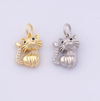 PRE-ORDER LPJ CZ Cat Charm | Avery Mae Boutique