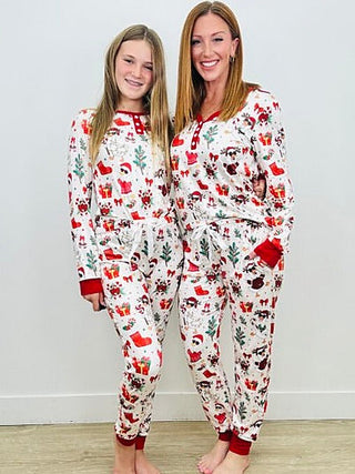 PRE-ORDER SS Christmas Geese Family PJ Set - Multiple Options | Avery Mae Boutique