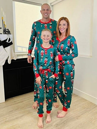PRE-ORDER SS Christmas Nutcracker Family PJ Set - Multiple Options (view 2) | Avery Mae Boutique