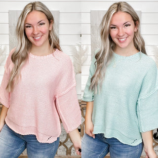 Giving Hope Easel Sweater Top - 3 colors!