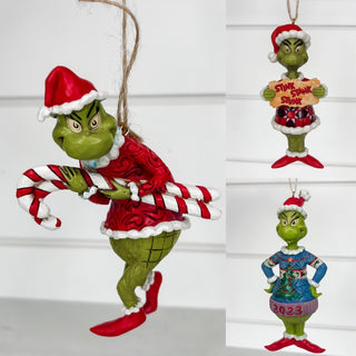 Mr. Grinch Ornament By Jim Shore- 4 options!