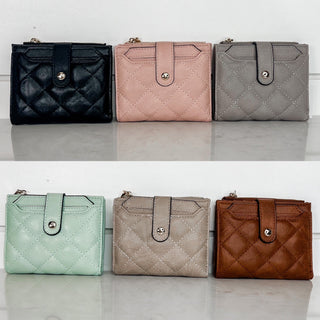 How Can't You Quilted Wallet - 6 colors!