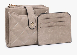 How Can't You Quilted Wallet - 6 colors!