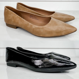 Whatever Happens Corky Leather Flats - 2 colors!