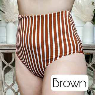 Keep it Going Ultra High Rise Swim Bottoms - 10 colors! *FINAL SALE*