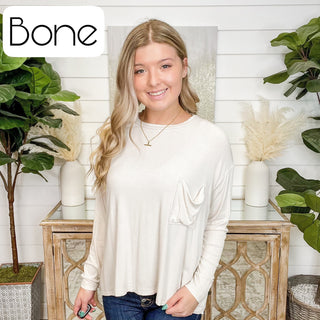 Better Now Zenana Rayon Long Sleeve Top - 11 colors!