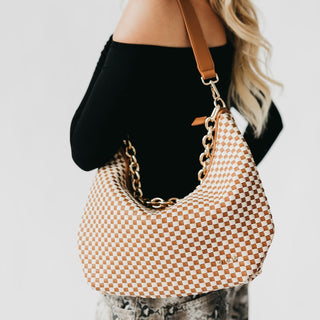 Sienna Slouchy Woven Shoulder Bag-Crossbody Bag-Pretty Simple