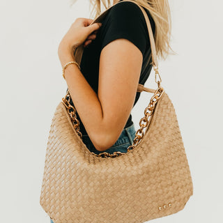 Sienna Slouchy Woven Shoulder Bag - TOP SELLER-Shoulder Bag-Pretty Simple